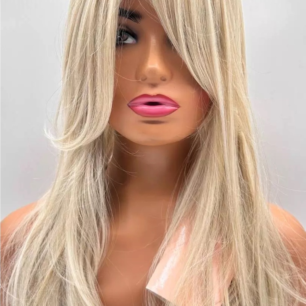 Blonde hair topper